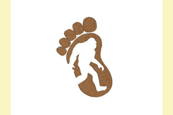 Bigfoot in Footprint