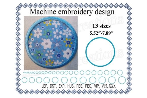 Circle Applique: A Thoughtful Embroidery Choice for Boutique Apparel