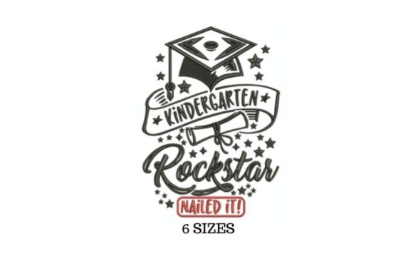 Grad Kinder: A Playful, Practical Kindergarten Embroidery Design