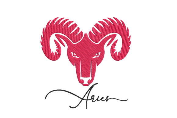 Horoscope Aries Embroidery Design Review