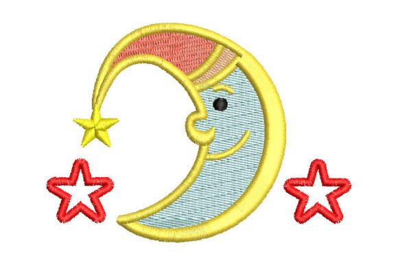 Moon with Stars: A Smart Embroidery Choice for Small Business Brands