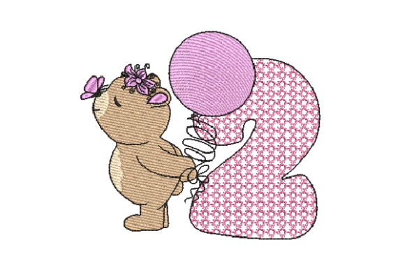 Number 2 Cute Teddy