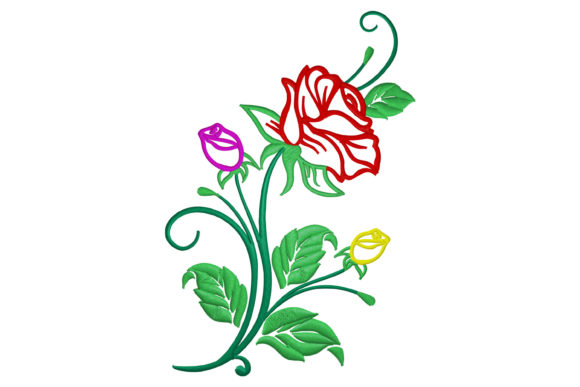 Rosebush: A Thoughtful Embroidery Design for Real Projects