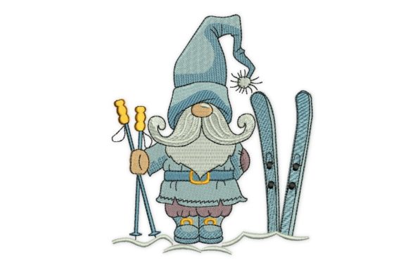 Ski Winter Gnome