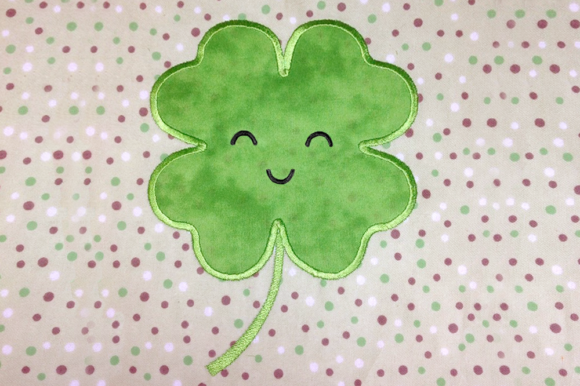 Smiling Clover Applique