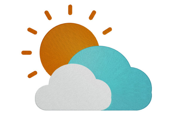 Sun and Cloud Embroidery Design Review